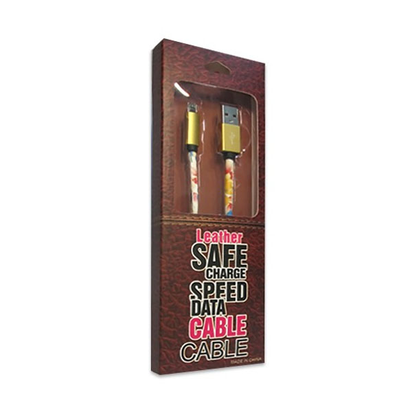 USB data kabal LEATHER safe microUSB 009.